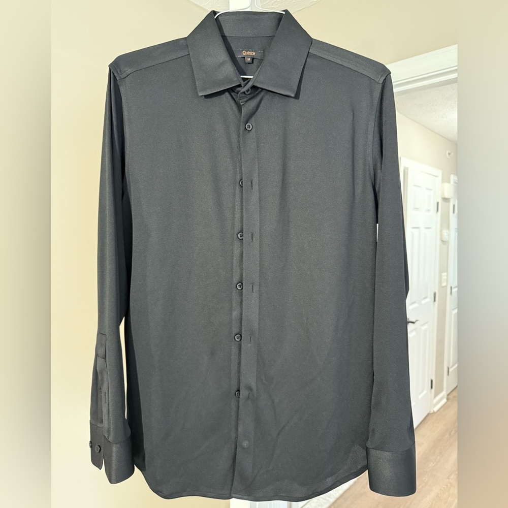 Quince Black Dress Shirt